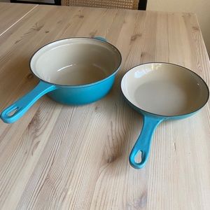 Le Creuset Saucepan and Skillet